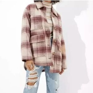 American Eagle Sherpa lined flannel